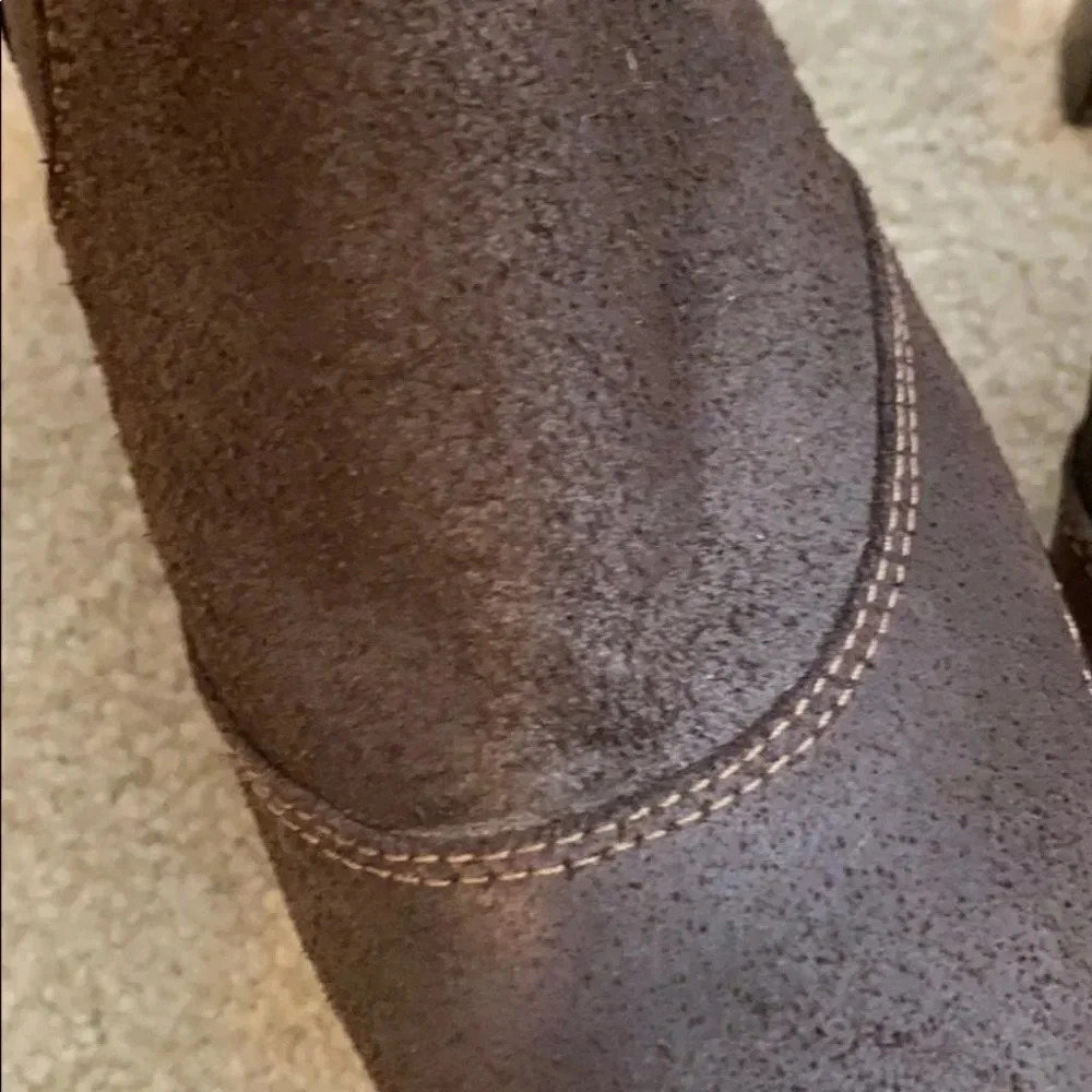 Sofft Comfort Bootie Wooden Heel Leather 8.5 - Picture 10 of 10